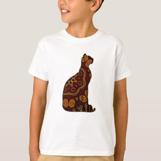 Cute cat sitta tittar upp t shirt