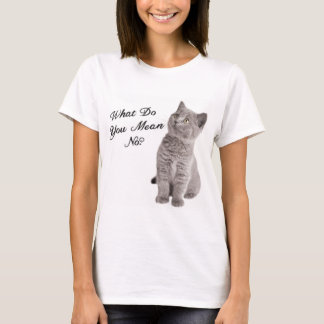 Cute Cat Skörd överst Tee Shirt