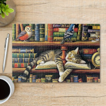 Cute Cat Slumber i Bok Nook Animal