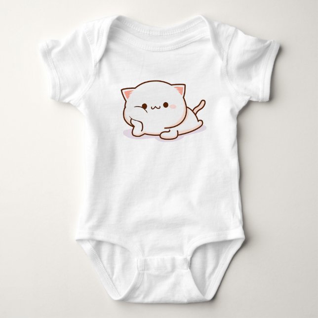 CUTE CAT SMÅBARN T-SHIRT (Framsida)