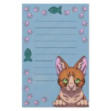 Cute Cat Stationery (fodrad)