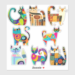 Cute Cat Stickers Klistermärken