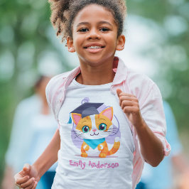 Cute Cat Studenten-gåvor till Kindergarteners T Shirt