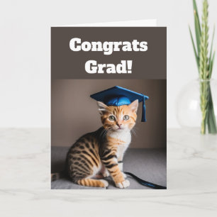 Cute Cat Studenten Kort