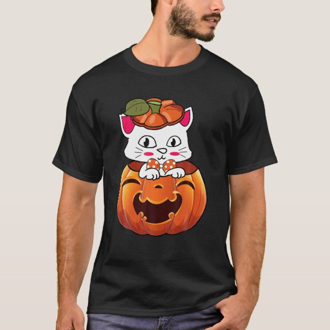 Cute Cat T Shirt (Framsida)