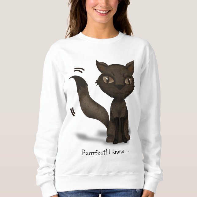Cute Cat T Shirt (Framsida)