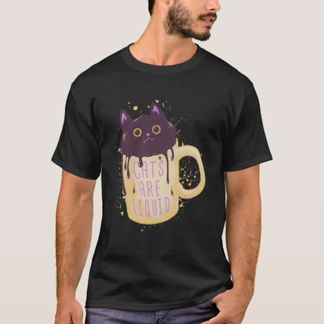 Cute Cat T Shirt (Framsida)