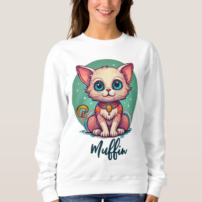 Cute Cat T Shirt (Framsida)
