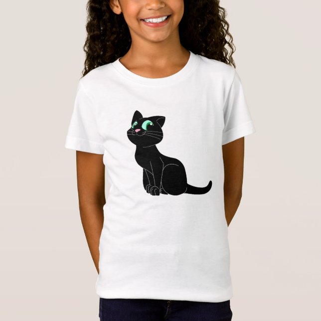 Cute Cat T Shirt (Framsida)