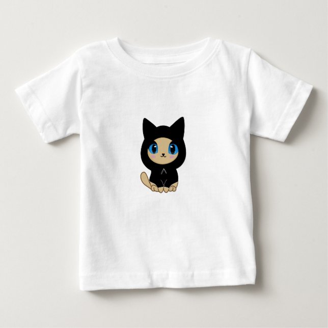 Cute Cat T Shirt (Framsida)