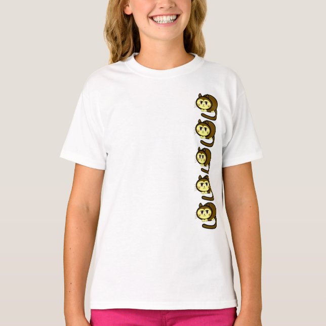 Cute Cat T-shirt (Framsida)