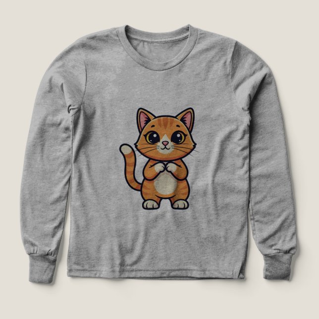 cute cat t shirt (Design framsida)