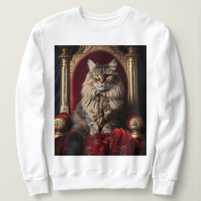 Cute Cat T-Shirt för Vuxnor - Cat Lover Gift (Design framsida)
