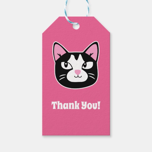 Cute Cat Tack Presentetikett (Framsidan)