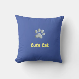 Cute cat tass kudde