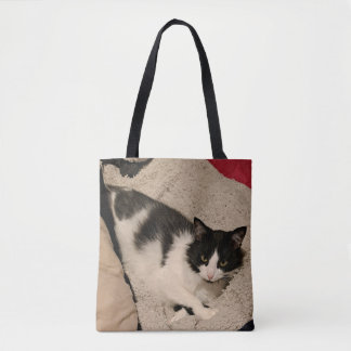 Cute cat to bag tygkasse