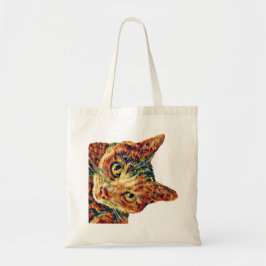 Cute Cat Tote Bag Tygkasse