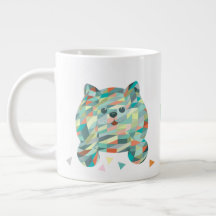 Cute Cat Triangular Vintage