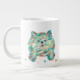 Cute Cat Triangular Vintage Jumbo Mugg