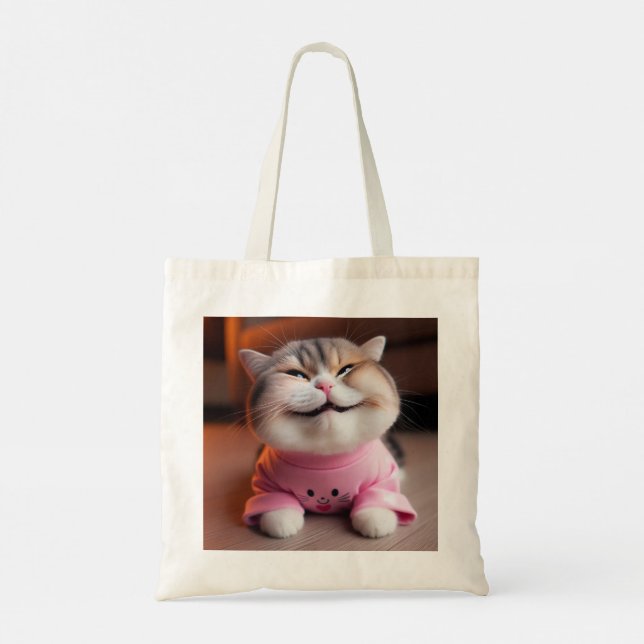 Cute Cat Tygkasse (Baksida)