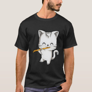 Cute Cat-uppspelning av malen T Shirt