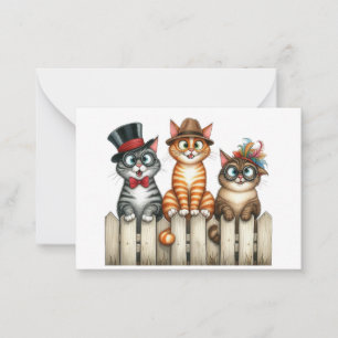 Cute Cate Card Anteckningskort