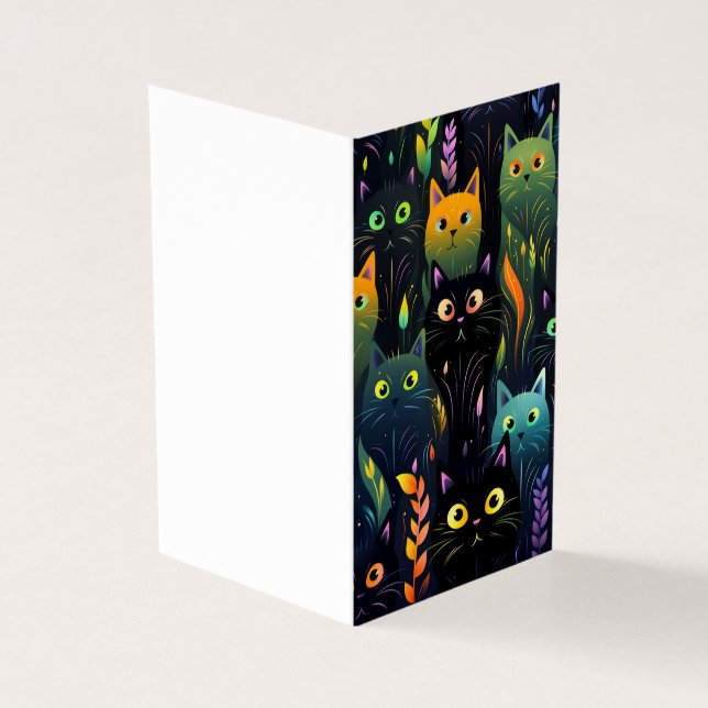 Cute Cate Card Kort (Utsida)