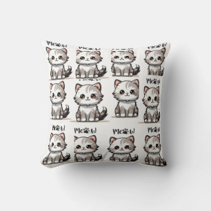 CUTE CATE FULLT OF DEKORATIV KUDDE