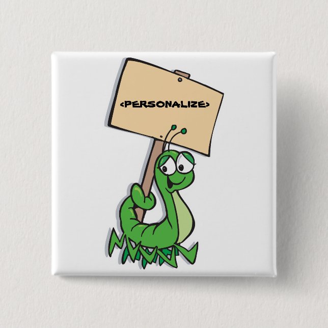 Cute Catercolumn med Sign,<PERSONALIZE> Knapp (Framsida)