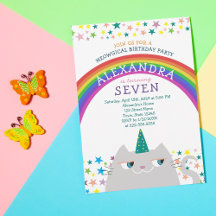 Cute Caticorn Birthday