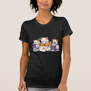 Cute Cats Anime Kawaii Japanska Otaku Neko Gift Wo T Shirt