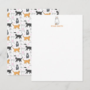 Cute Cats Anteckningskort