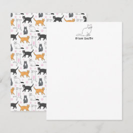 Cute Cats Anteckningskort