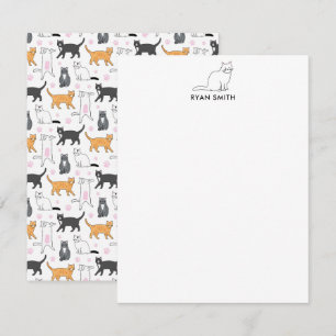 Cute Cats Anteckningskort