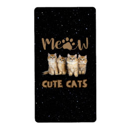 Cute Cats Fraktsedel