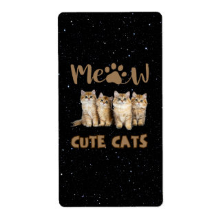 Cute Cats Fraktsedel