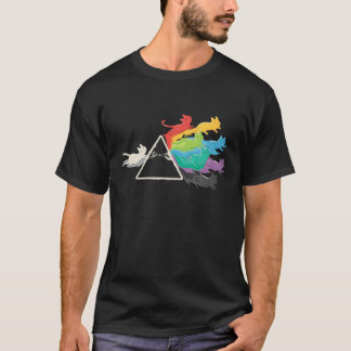 Cute Cats Gift for Kattunge Älskare Cat Rainbow Pr T Shirt