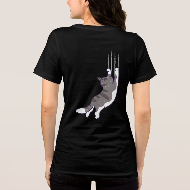 Cute Cats - Hängar på! T Shirt (Baksida)