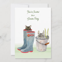 Cute Cats i Garden Party