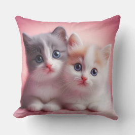 Cute Cats Kids- Soft Plush Animal Decorative Cushi Kudde