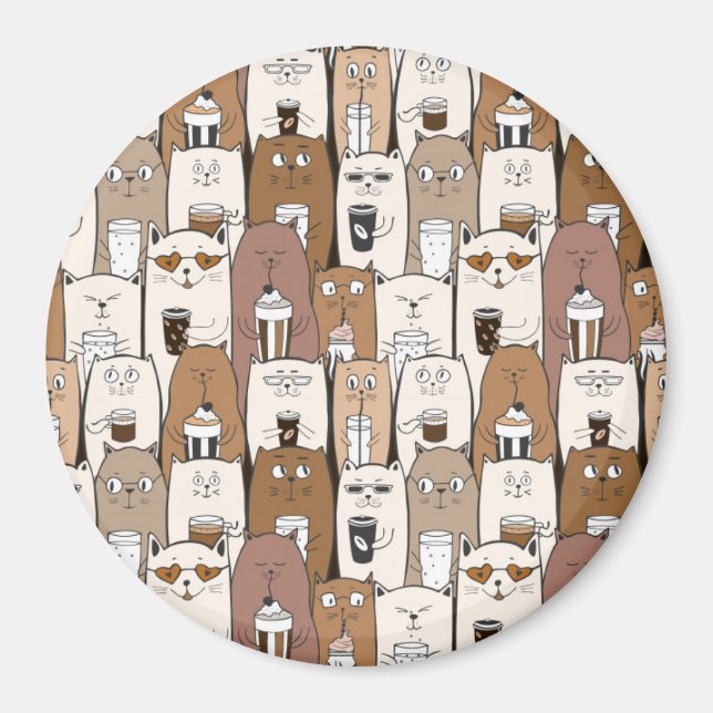 Cute Cats Magnet (Framsidan)