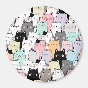 Cute Cats Magnet