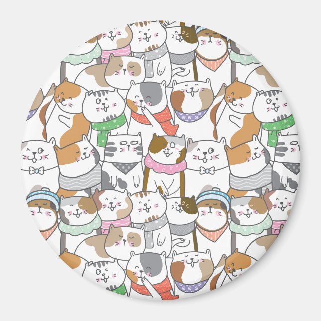Cute Cats Magnet (Framsidan)