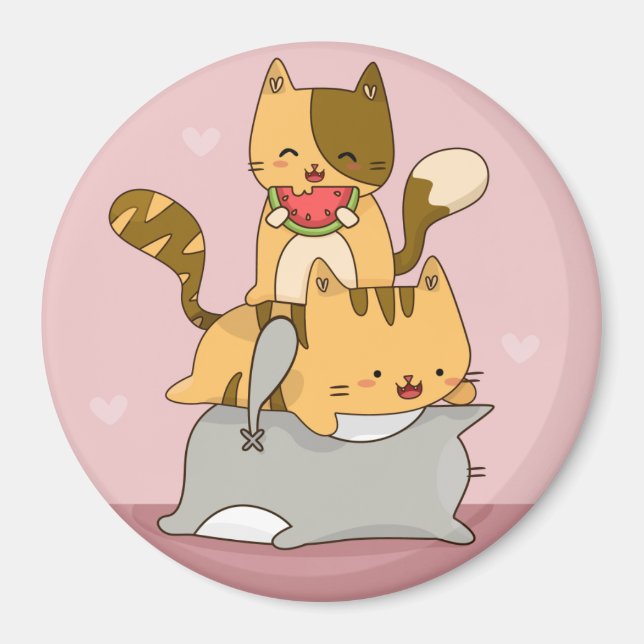Cute Cats Magnet (Framsidan)