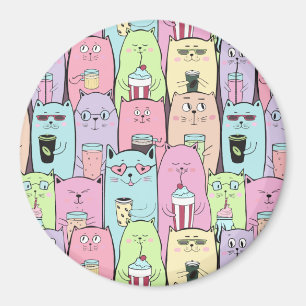 Cute Cats Magnet