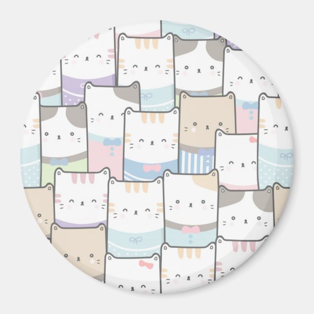 Cute Cats Magnet (Framsidan)