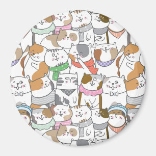 Cute Cats Magnet