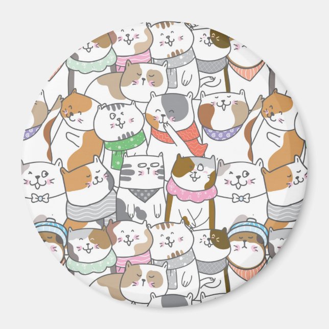 Cute Cats Magnet (Framsidan)