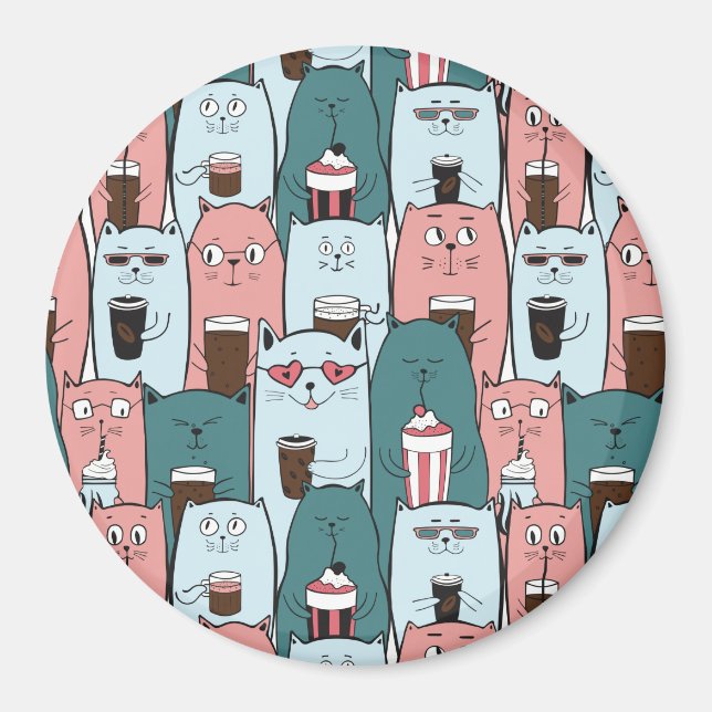 Cute Cats Magnet (Framsidan)