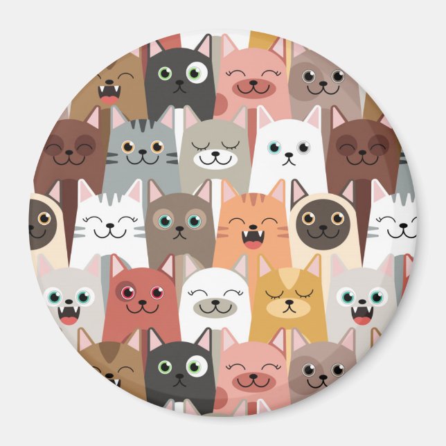 Cute Cats Magnet (Framsidan)